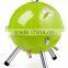mini portable round coating charcoal barbecue