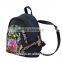 High quality luckybags backpack with long belt embroidery canvas backpack vintage backpack canvas