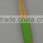 2015 Best Christmas GiftColorful Silicone Handle Bamboo Wooden Spatula and Spoon Set