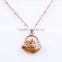 High Quality Fashion Aromatherapy Essential Oil Diffuser Necklace Pendant for gift
