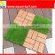 Eco-friendly Interlocking Synthetic Grass Tile for garden