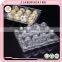 High quality disposable plastic clear quail egg tray for sale