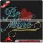Wholesale Rhinestones Iron on Transfers Be Love Mine Heat Transfer Accessories for Sewing