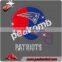 Hot Saling Hotfix Patriots Rhinestone Transfer Wholesale Vinyl Hologram for Apparel
