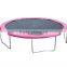 Aosom Pink 14' Fitness Trampoline Replacement Safety Pad Spring Cover