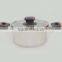 modern kitchen designs 7PCS stainless steel cookware set with two colors injection bakelite handle non-stick cookware