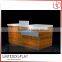Small Special Shape MDF Material Cash Counter Design