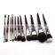 Top quality 11 / 15pcs red sandalwood handle sofeel synthetic hair private label make up brushes cosmetics makeup brushes set