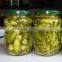 Best selling pickled cucumbers in jar & Gherkins 3-6cm from Vietnam in glass jar 720ml