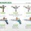 Chinese 2'' Aluminum Alloy controllable agriculture sprinkler
