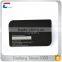 Standard Size Debossed Matte Black Matel Business Card