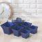 Plastic European Sqaure Pot Blue