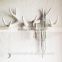 Resin Deer Multi-antlers wall mount decorative wall hook