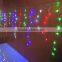 Waterproof pvc cable led twinkle or static lights 5m 216led icicle light
