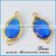 Glass birthstone of the month simulated jewelry birthstone charms wholesale