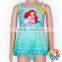 Wholesale Kid One Pieces Swimsuit Custom Print Mermaid Aqua Girls Swimwear