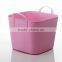 Plastic Portable Storage bucket, Plastic Square Storage Bucket, Square plastic bucket