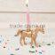 Gold Unicorn Candle Holder Kids Cute Party Decor