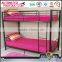 Discount commercial school kids dormitory used metal bunk bed dorm furniture
