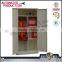 KD structure beige stainless steel bedroom almirah design