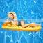 2017 luxury giant inflatable pizza slice pool float lounger with cup holders outdoor swimming pool toys for party and fun