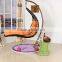 Hanging egg chair with stand/rattan hanging egg chair/indoor hanging swing egg chair