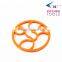 Star shape silicone coffee hot water heating cup mat cup holder cup pad