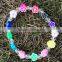 New arrive fashion kids bead bracelets colorful acrylic bracelets