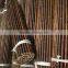 Natural Clean Dry Straight Cheap Treated Black Bamboo Poles