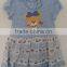 Baby Girls Cute Little Bear Embroidered Dress for Summer