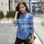 latest fashion Casual slim floral women shirt