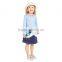 S33551W Girls Dresses Long Sleeve 2017 Enfant Animal Appliques Cute Dress