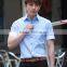 custom Juqian brand stylish slim latest shirt designs short sleeve high-end man shirt