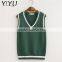 Newest winter fall girl lovely apricot school uniform sweater vest