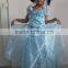 2016 Instyles Blue Elsa Costume Costplay Party Princess Girls Dresses Age 6-7
