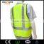 LED high visible workwear vest reflective and lighting