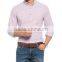 Men's Lilac Solid Long Sleeve Buttoned Shirt