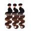 7a Grade Ombre Two Tone Color 1b/30# Body Wave Remy Human Hair Extension