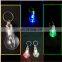 good quatliy PS led bulb keychain light up led bulb keyring