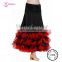 AB033 Black and red Puffy Show Dance Wear, Modern Dance Wear