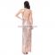 Fashion Korean Sequins High Split Party Dresses For Ladies