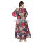 Plus Size Handmade Casual Wear Women's 100%Cotton Stylish Dress Long Kaftan Beach Wear Sexy Stylish Dress Kaftan Maxi Gown