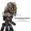 MACTREM PT55 Aluminum Alloy + ABS Camera Tripod with 3 Way 360 Degree Panhead for Canon for Nikon