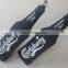 custom black color soft rubber pvc keychains with bottle shape