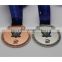 Wholesale custom die casting gold silver bronze plating competitive medals