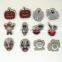 magnetic reflective keychain magnet fluorescent pvc keychain magnetic hanger