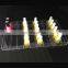 Tabletop Clear Acrylic Divided Display Trays for Nail Polish