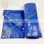 Blue thickened tarpaulin, waterproof, rain proof, acid and alkali resistant, non-toxic, environmental protection.