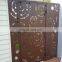 modern laser cut gate and fence design for backyard