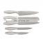Super Sharp 5 Pcs Hollow Handle Stainless Steel Chef Knife Set